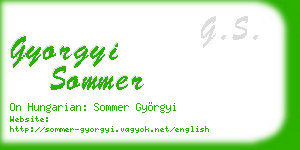 gyorgyi sommer business card